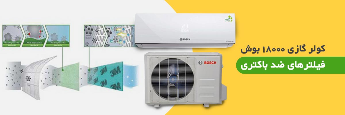 فیلتر های ضد باکتری بوش 18000 کولر گازی